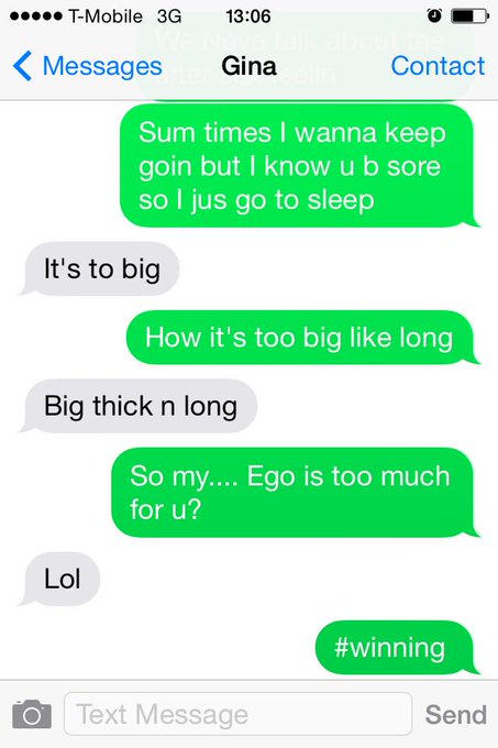 She says I'm a boss factual females can't take dicc http://t.co/jQkHNKu5yF<a href="/tag/kik"class="tags"><span>#kik</span></a>