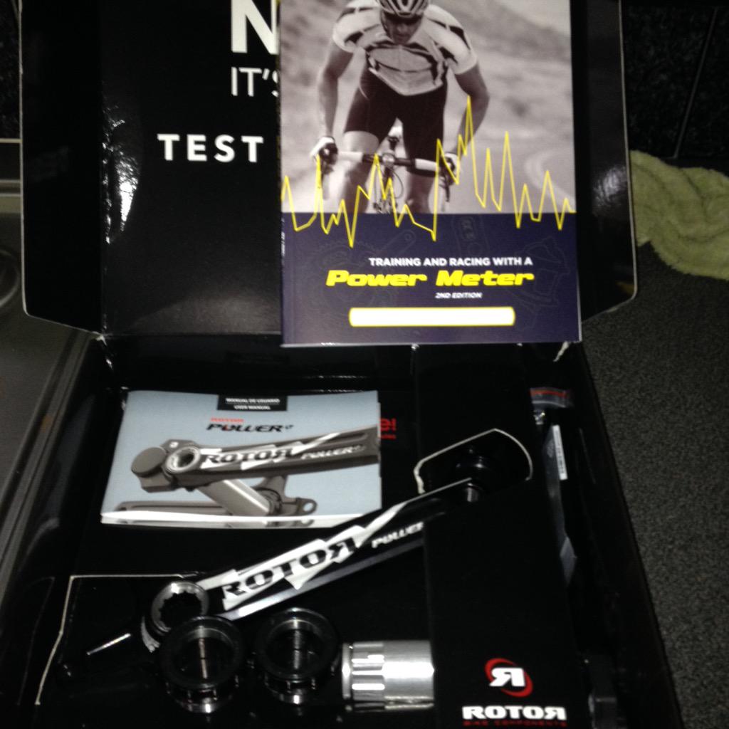 Neil_mumby's tweet photo. @Cyclepowermeter @RotorUK the #powerLT has arrived looks very well made, can't wait to fit it at the weekend http://t.co/P4HFiKsdLS