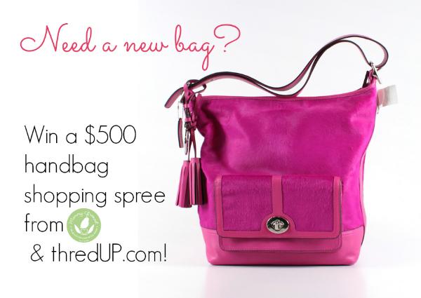 SilverLakeMom's tweet photo. Enter to #win @thredUP $500 #handbag #giveaway! http://t.co/O0cH3oJxyg  via @rachellsarnoff http://t.co/7ezBvohmP2