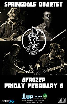 springdaleQ4's tweet photo. New Denver Show Announcement! @The1upColfax Fri Feb 6th w/ AfroZep! Tix avail now! http://t.co/jNMq4jFNEL http://t.co/GdjnvUPggr