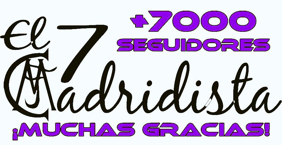 EL7MADRIDISTA's tweet photo. Más de 7.000 seguidores, muchas gracias a todos por vuestra confianza, SOLO RMCF!!! #E7M http://t.co/7Z2C6dYxj6