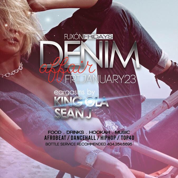 Don't Forget! ☆☆DENIM PARTY☆☆ This Friday Night At Metro Fuxon For #FuxonFridays Everyone Free All Night! #TeamExecs