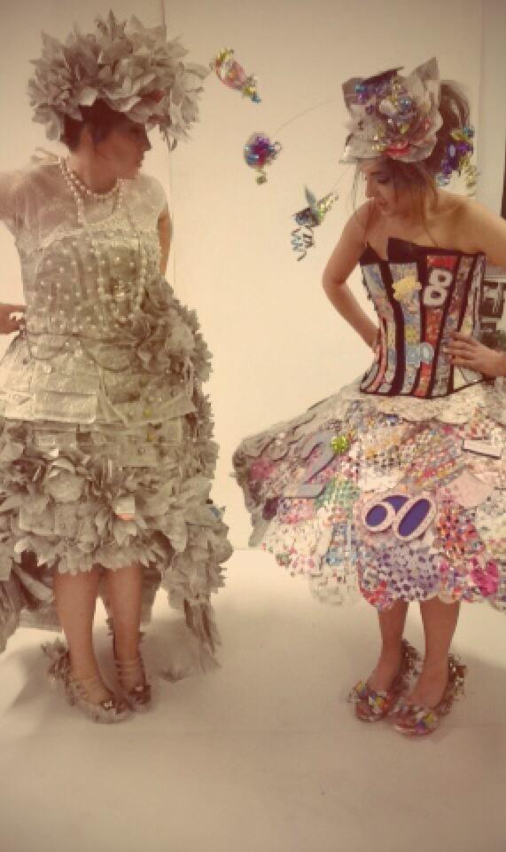 VC_Art1's tweet photo. Junk Kouture photo shoot #exciting #virginiacollegewinners http://t.co/Jg5qFguOMo