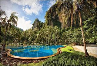 AboutOfNature's tweet photo. hutan ada swimmingpoolnya? bukan. ini slah satu swimming pool yang ada di Rayavadee Resort Thailand. keren kan hihi http://t.co/mYYjsmcgTe