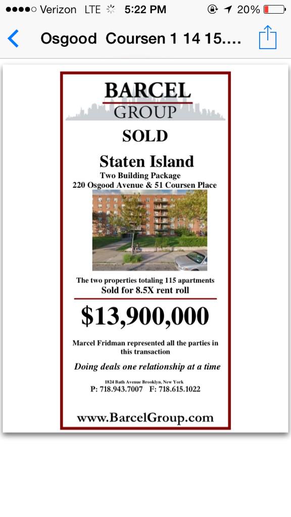 BarcelGroup's tweet image. Sold