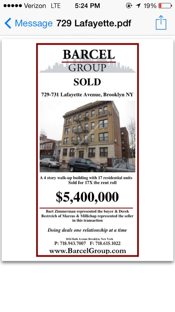 BarcelGroup's tweet image. Sold