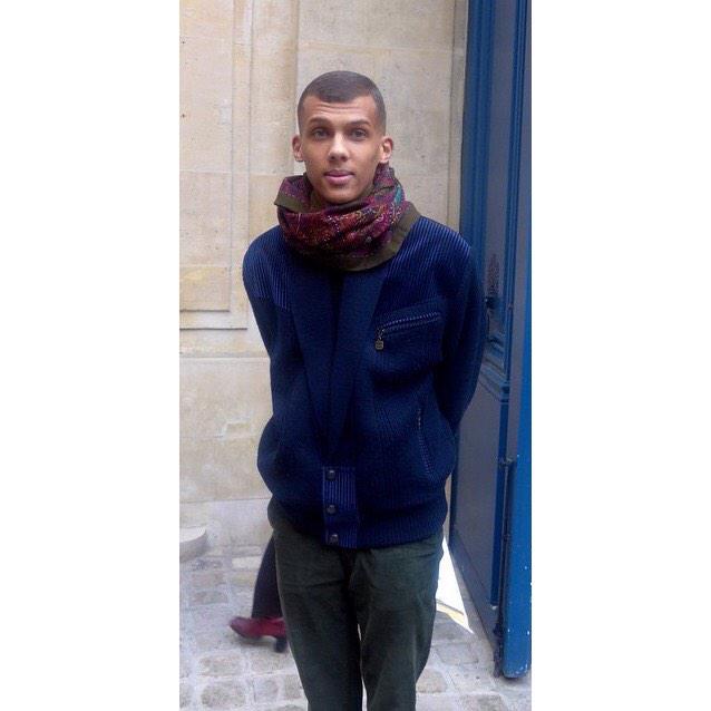 StromaeWorld's tweet photo. Au défilé Van Beirendonck cet après-midi. #Stromae http://t.co/jnf8rauSeh