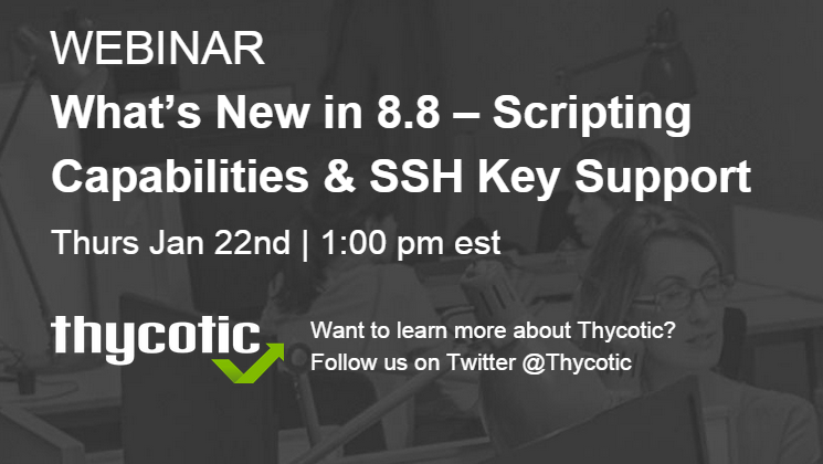 Thycotic's tweet image. WEBINAR: Discover new ways to secure your environment w/ #SecretServer 8.8! owl.li/HJ9cw #InfoSec