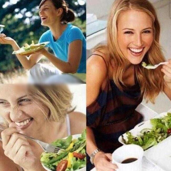 juniorosoriop's tweet photo. cuando tu ensalada te cuenta un chiste. http://t.co/8nmW7oZBRy