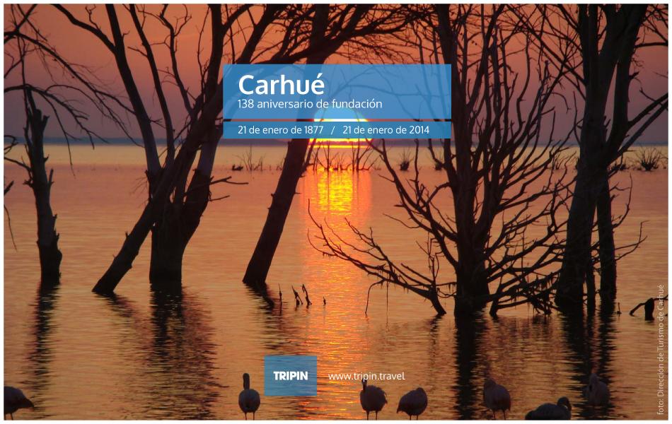 TripinArgentina's tweet photo. Felices 138 años a #Carhué! Muchas felicidades para el 7mo destino + votado del #Ranking2014 : http://t.co/TLjG7LPQ3L http://t.co/98D0Oo8Qdb