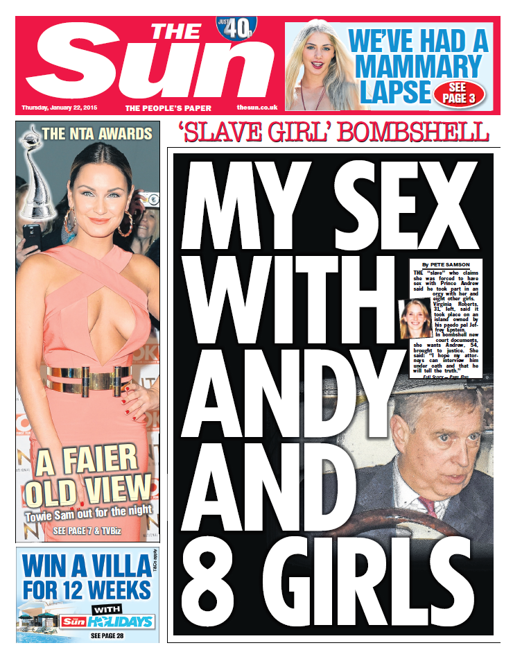 Tomorrow's front page: