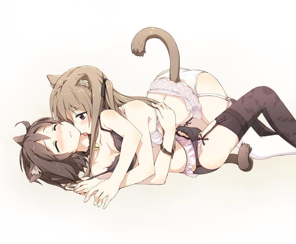 DemonsGirls's tweet photo. Me and @LustfulCharlie. She good at kissing my neck*moans softly* http://t.co/timYlfc9M4