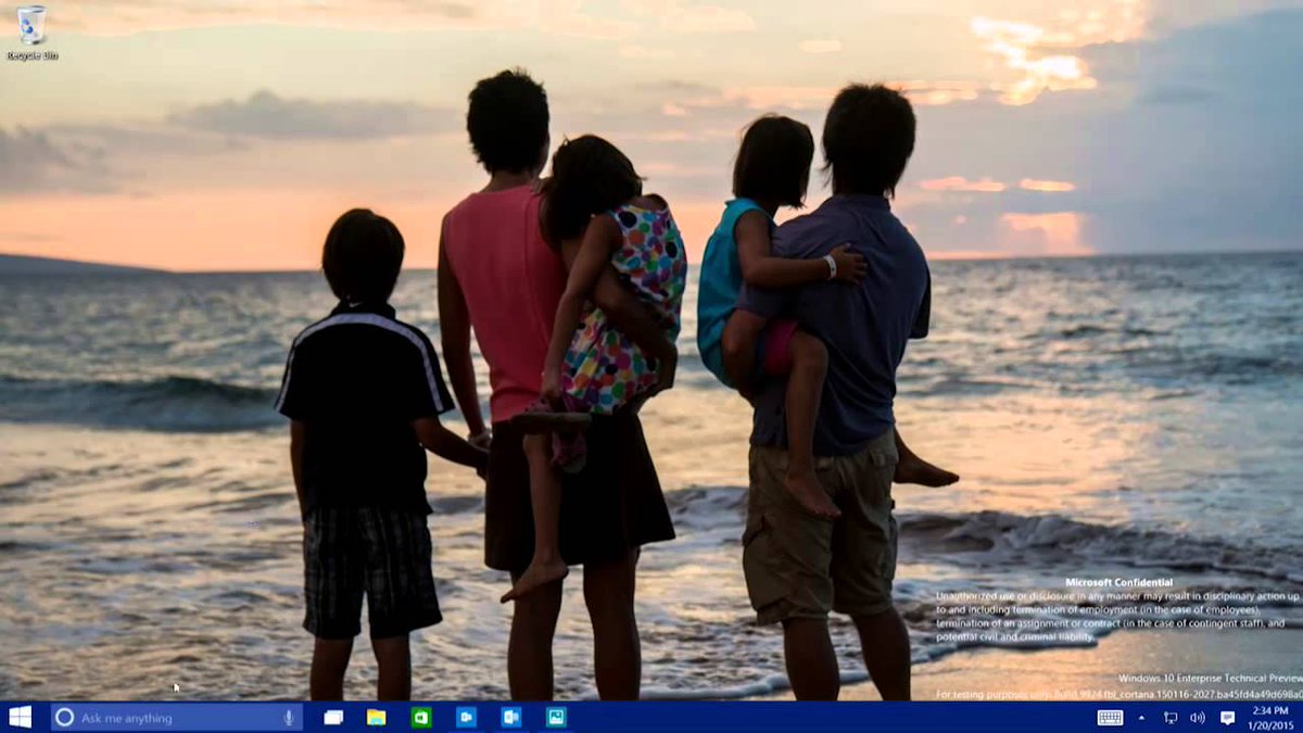 WindowsCentral's tweet photo. Windows 10's new features get demoed by Joe Belfiore in detailed video http://t.co/gSGJ5ZUfGB http://t.co/FnQtcL1wpo