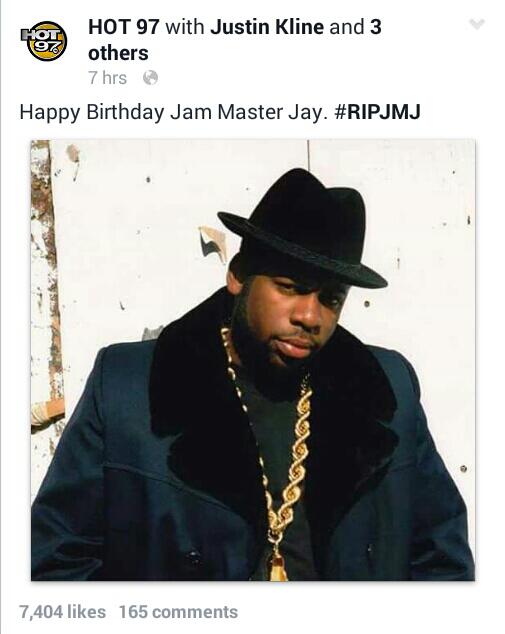 Rest in Paradise Jam Master Jay 
HAPPY BIRTHDAY    