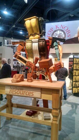 Riverbend_Home's tweet image. Giant wooden robots? Check. This show has more than meets the eye.
#KBIS2015 #hardwareresources