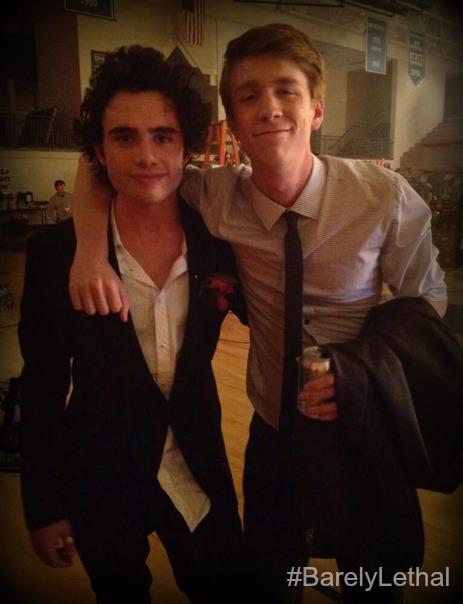 BarelyLethalMov's tweet photo. Happy #NationalHugDay from the boys of #BarelyLethal! @tobysebastian1 @Thomas_Mann91 #sonickel http://t.co/WBJcbxKARI