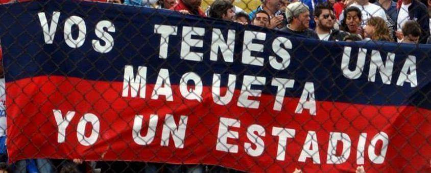 cerro879's tweet photo. V"o"s tenes una maqueta... yo un estadio. http://t.co/KubJV86mcc