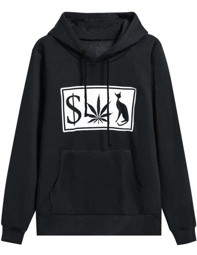 Navy_Chick_Sam's tweet image. sheinside.com/Black-Hooded-D…