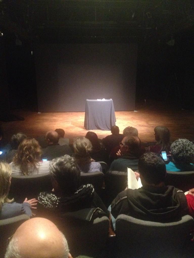 We're at <a href="/linkshall/">Links Hall</a> for the <a href="/ChiPuppetFest/">Chi Intl Puppet Fest</a>. The stage is set and we're ready to go! #chipuppetfest #nastyfest