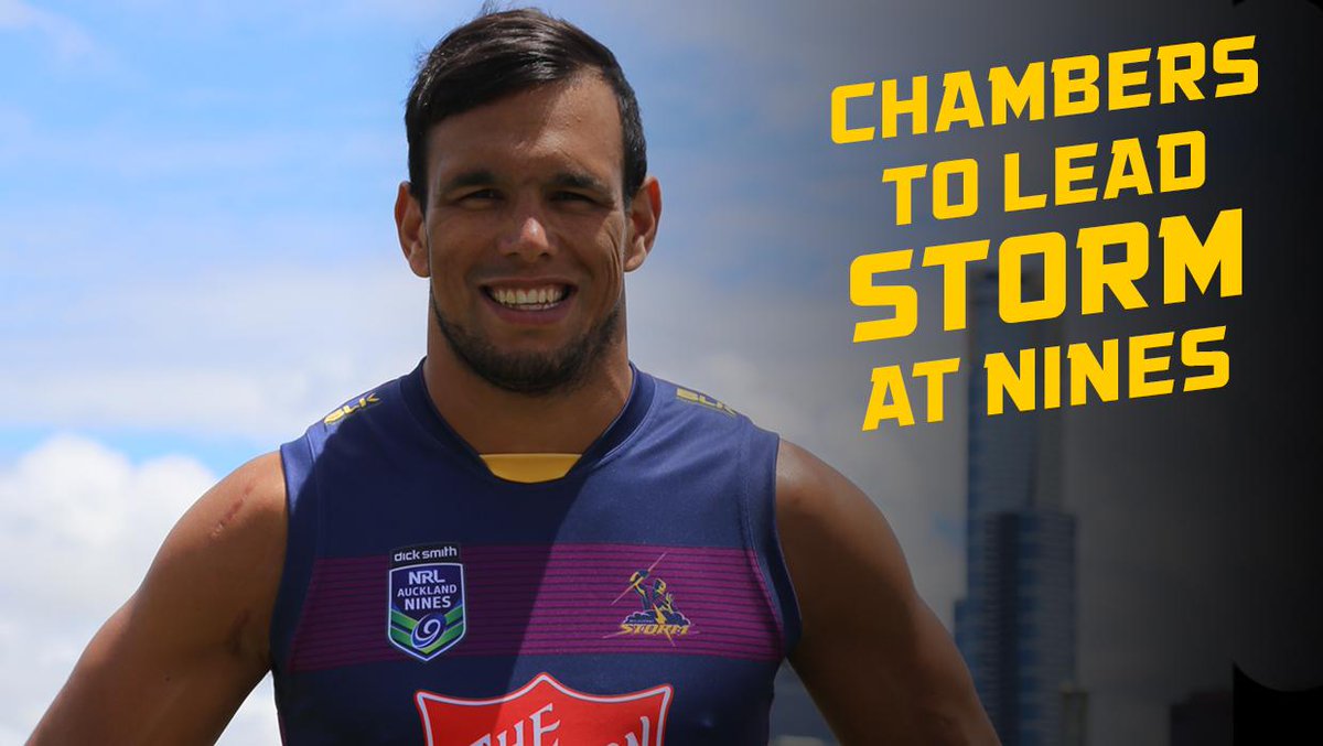 NEWS: Chambers to lead Storm at Nines. Hear from the skipper - msr.lc/1xBSjOP #everydaycounts #purplepride