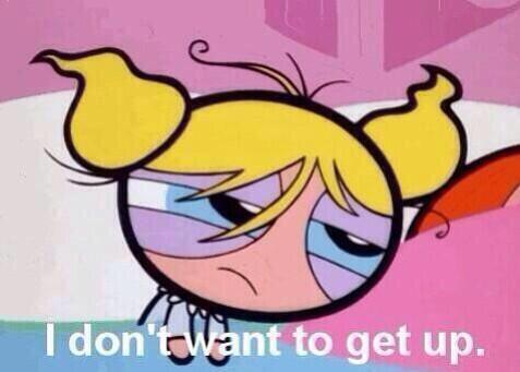 9GAG's tweet photo. me every morning http://t.co/CKzkGBjQHL