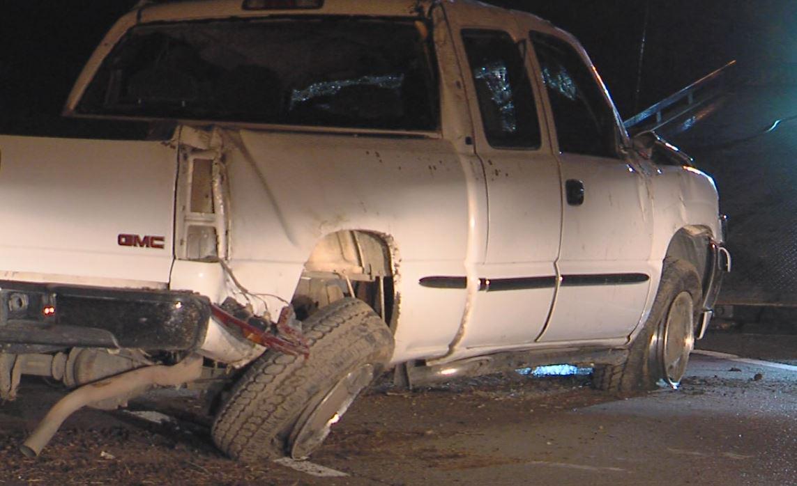 abc3340's tweet photo. This truck's driver heads to jail, suspected of DUI on 459 NB near 280 earlier. Fortunately, no injuries.#LiveOn3340 http://t.co/fFHQ7YkzbU