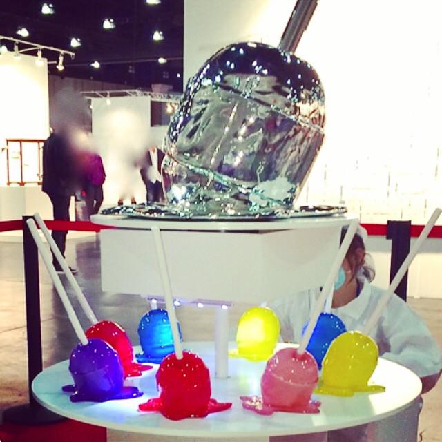 RomiCortier's tweet image. #meltdown from #UnixGallery #LAArtShow must have #lollipop #art #contemporaryart