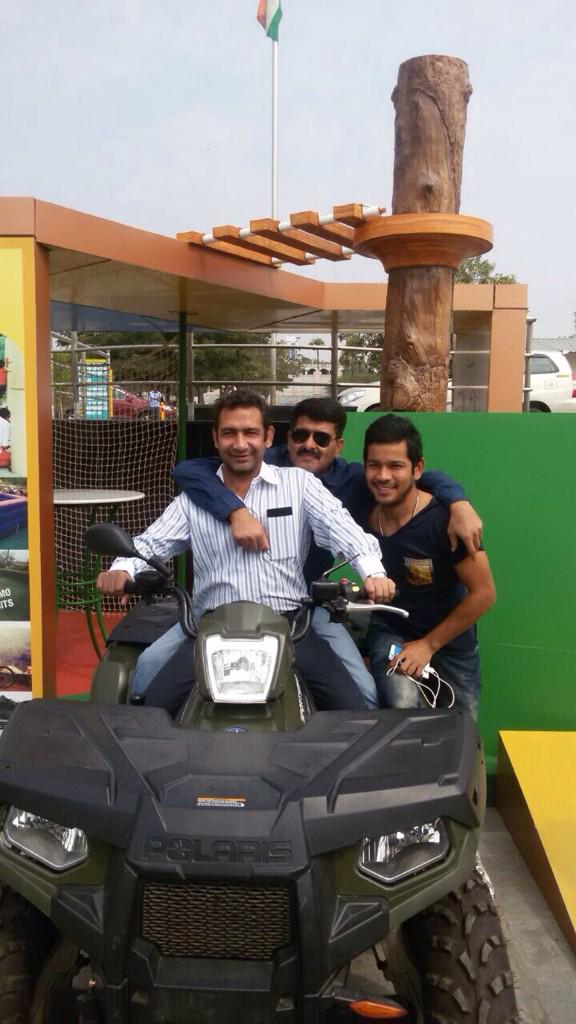 The biggest film city in India <a href="/hyderabad/">Hyderabad</a> -Ramoji Film city..with the office people !!