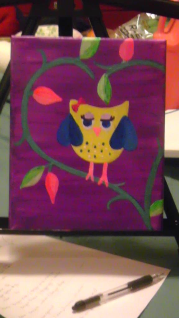 CreativelyBuzzd's tweet image. Business is buzzin'!! Here are two new paintings for our upcoming kids party!