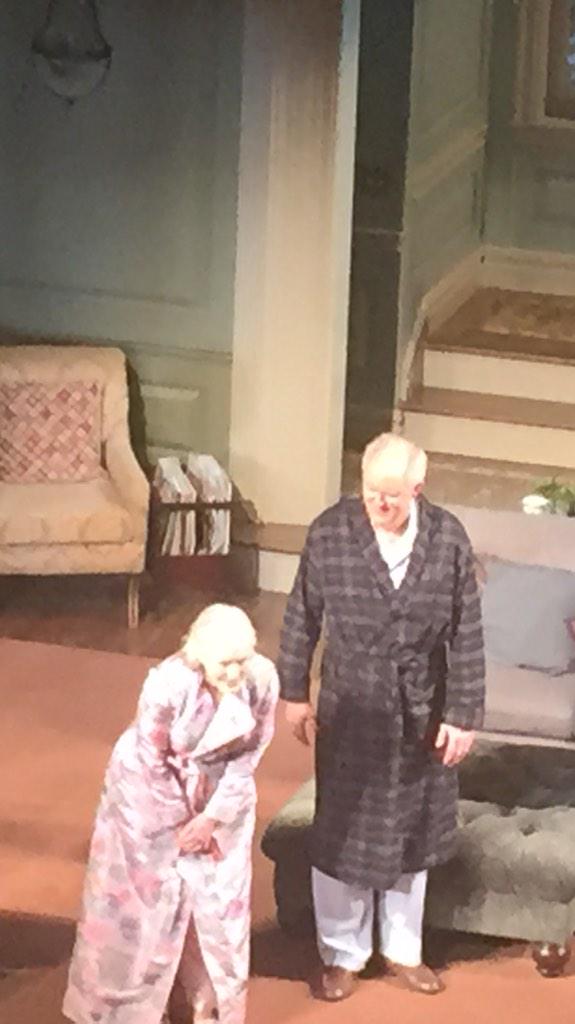 Glenn Close & John Lithgow 
#aDelicateBalance #Broadway #NYC