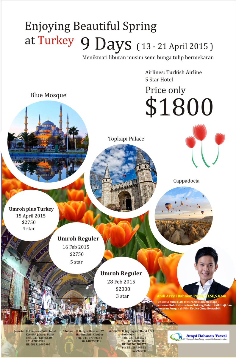 Enjoying Beautiful Spring !! Price Only $ 1800 Daftarkan diri anda segera :-) <a href="/ARtravel/">AR Tour & Travel</a> <a href="/arsyilrahman/">Andi Arsyil Rahman</a> @Arfamz