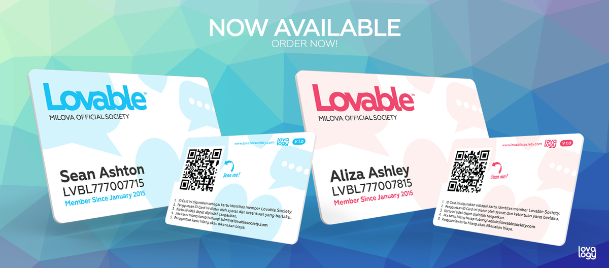 LovableSociety's tweet photo. Buat yg ud dpt paket member lovable nya, saat gath seru saling berbagi kontak kalian lewat barcode yg ad di ID Card http://t.co/ImM0ceOWSc