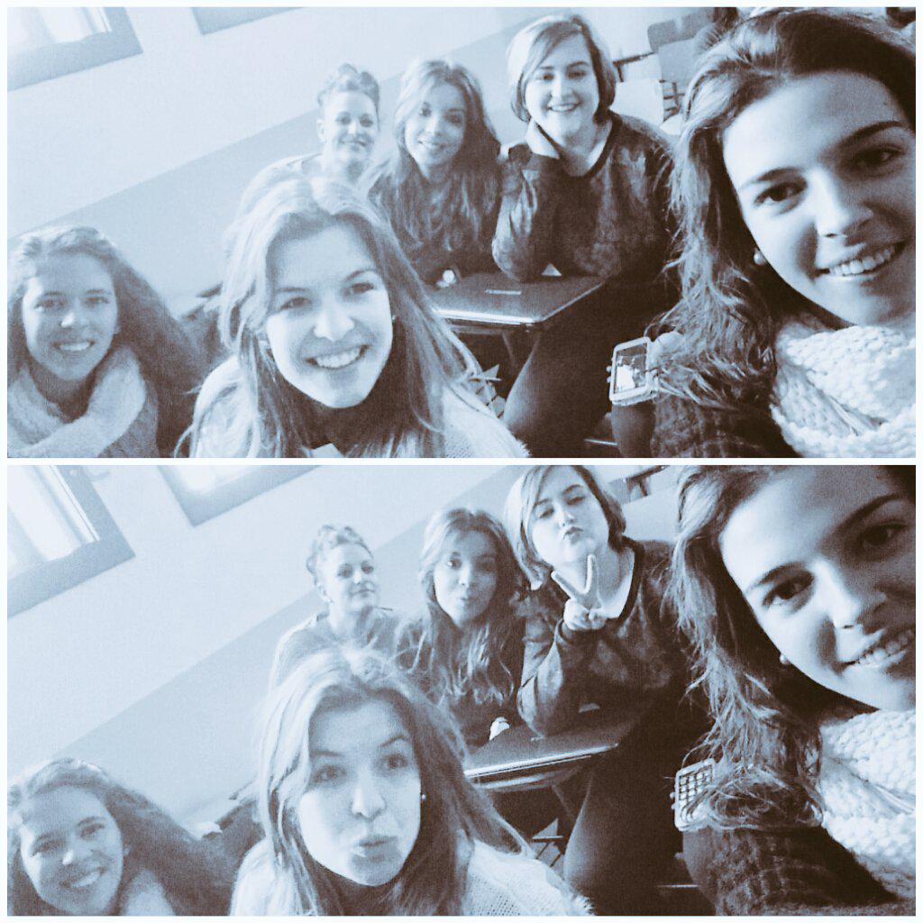 Raqmar27's tweet photo. Última clase con mis churris 🙌🙌 @meer_23 @Cgil22 @MartaCarri95 @mariiacorral  #MiClari http://t.co/6Oq2kTJC5H