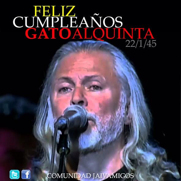 ¡En tu nuevo cumpleaños, feliz día, querido #GatoAlquinta! (22-01-1945).
#LosJaivas