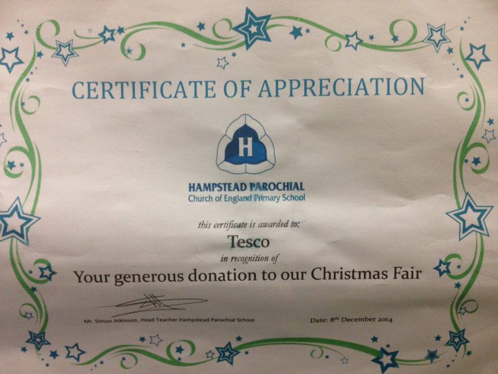 jigendalal's tweet photo. Well done Shaista and team Hampstead Hearh@Tesco_London @TescoMedia http://t.co/whsYaTyvEU