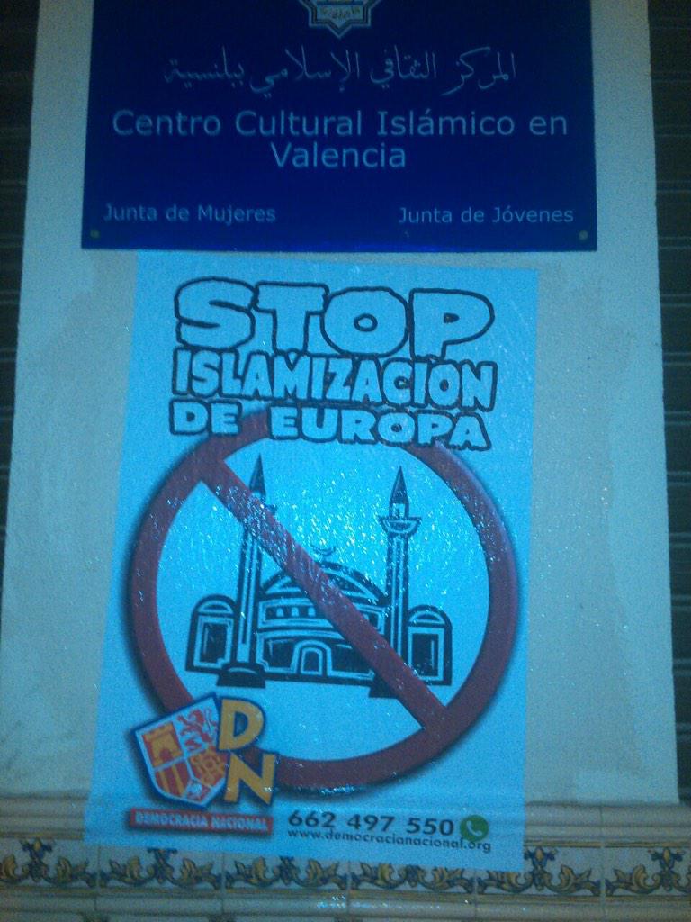 DNJSoria's tweet photo. ACTIVISMO CONTRA LA ISLAMIZACIÓN EN VALENCIA 
https://t.co/WoYnLUsTed http://t.co/runI7L9QvC