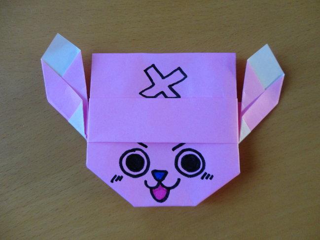 折り紙を折ろう 折り紙の折り方 One Piece大人気キャラクター チョッパー めちゃかわいいよ T Co I5sa3skyjr