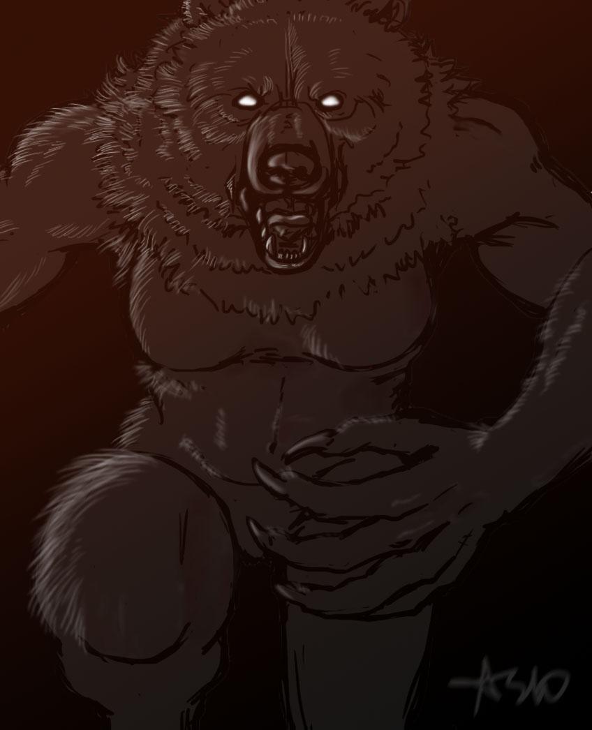 AlphaWolfMel's tweet image. We thought Vampires we had to worry about, now we have a new foe, Werebears that don't like to share our land.