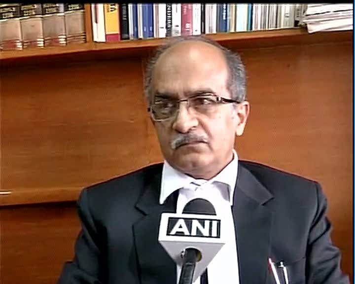 ANI's tweet photo. He's a senior member, can express his opinion, but I do not agree with Shanti ji's assessment: Prashant Bhushan http://t.co/T54852vT7G