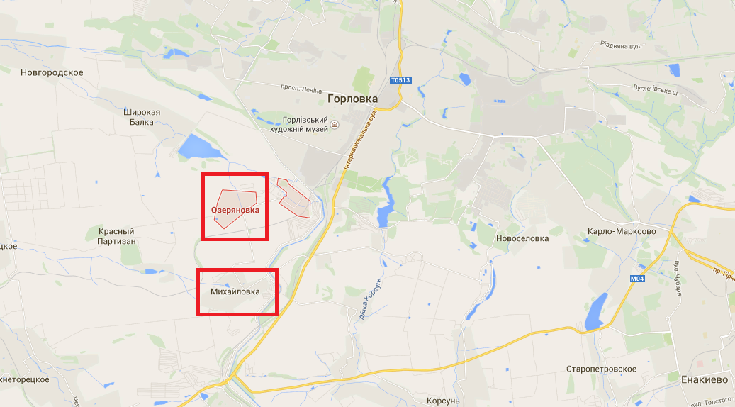 Горловка 5 квартал карта