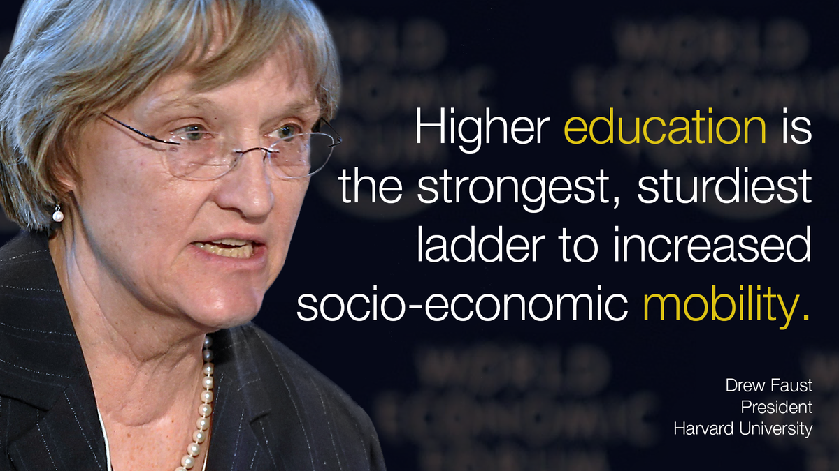 3 forces shaping the university of the future <a href="/Harvard/">Harvard University</a> wef.ch/1CSGDuF #wef15 #education