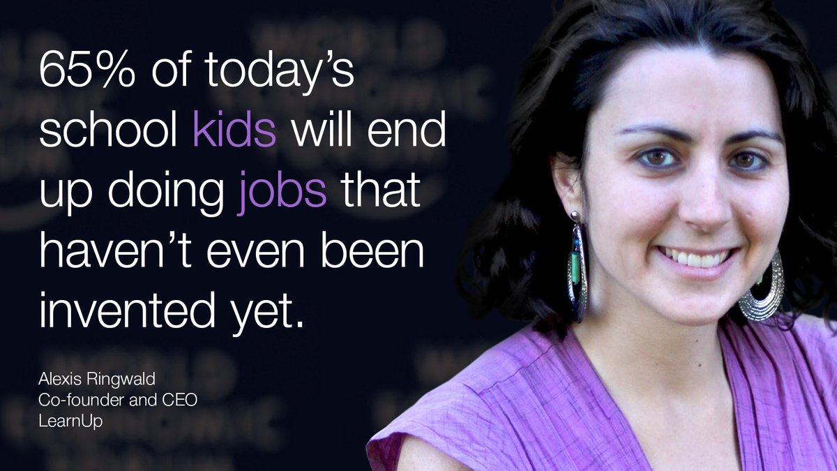 wef's tweet photo. 3 ways to fix our broken training system @alexisringwald @LearnUp http://t.co/r6w4Wf7MT1 #education #wef15 http://t.co/0cmjmhOJDd