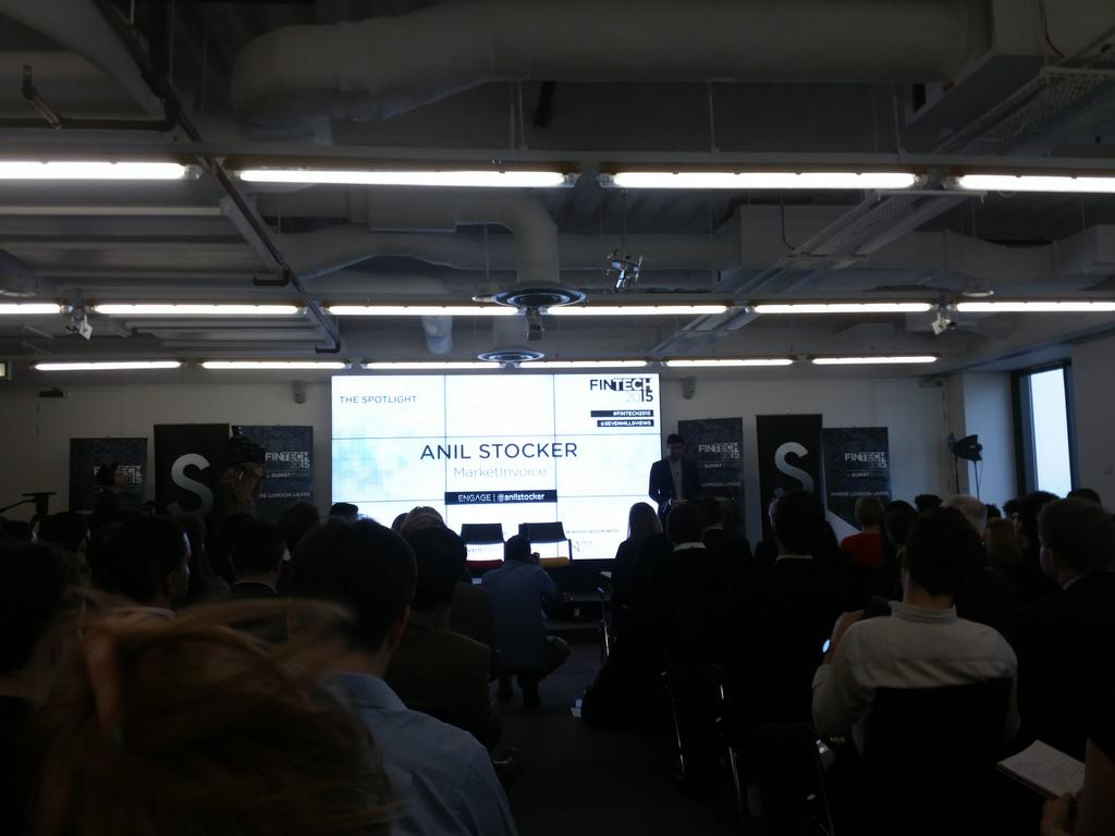 iamWilliamKing's tweet image. @anilstocker founder @MarketInvoice "change is the only constant" / yep!! #FINTECH2015 #bypassbanks #altfi