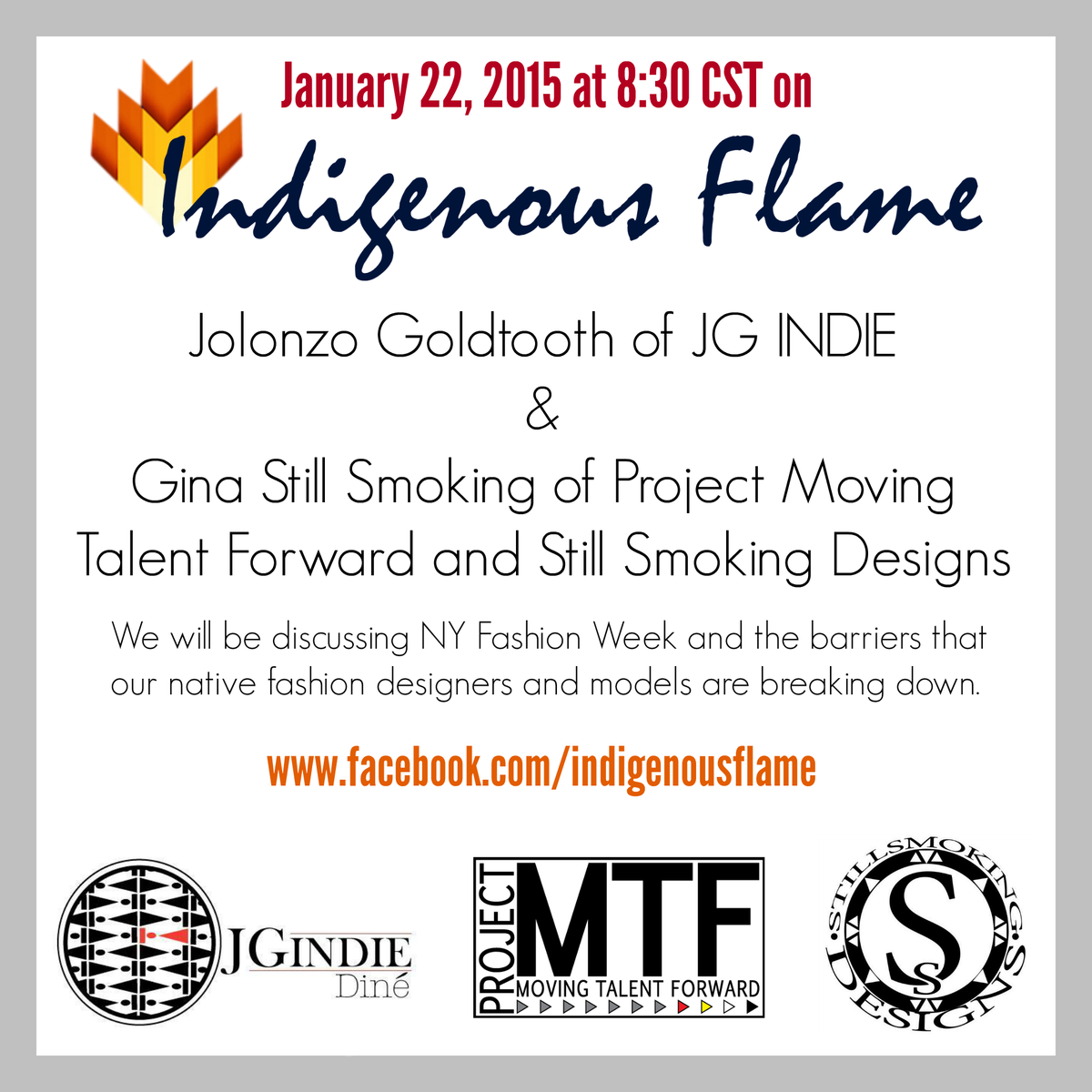johnniejae's tweet photo. Listen in Tonight (1-22-15) @ 8:30 PM CST! http://t.co/YVecVPKhBx
#nativemedia #indigenousflame #jgindie #projectmtf http://t.co/YCNKI789Ig