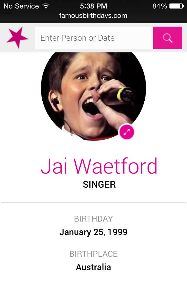 Jai Waetford Birthday I\m so excited to greet you. belated Happy Birthday. 
