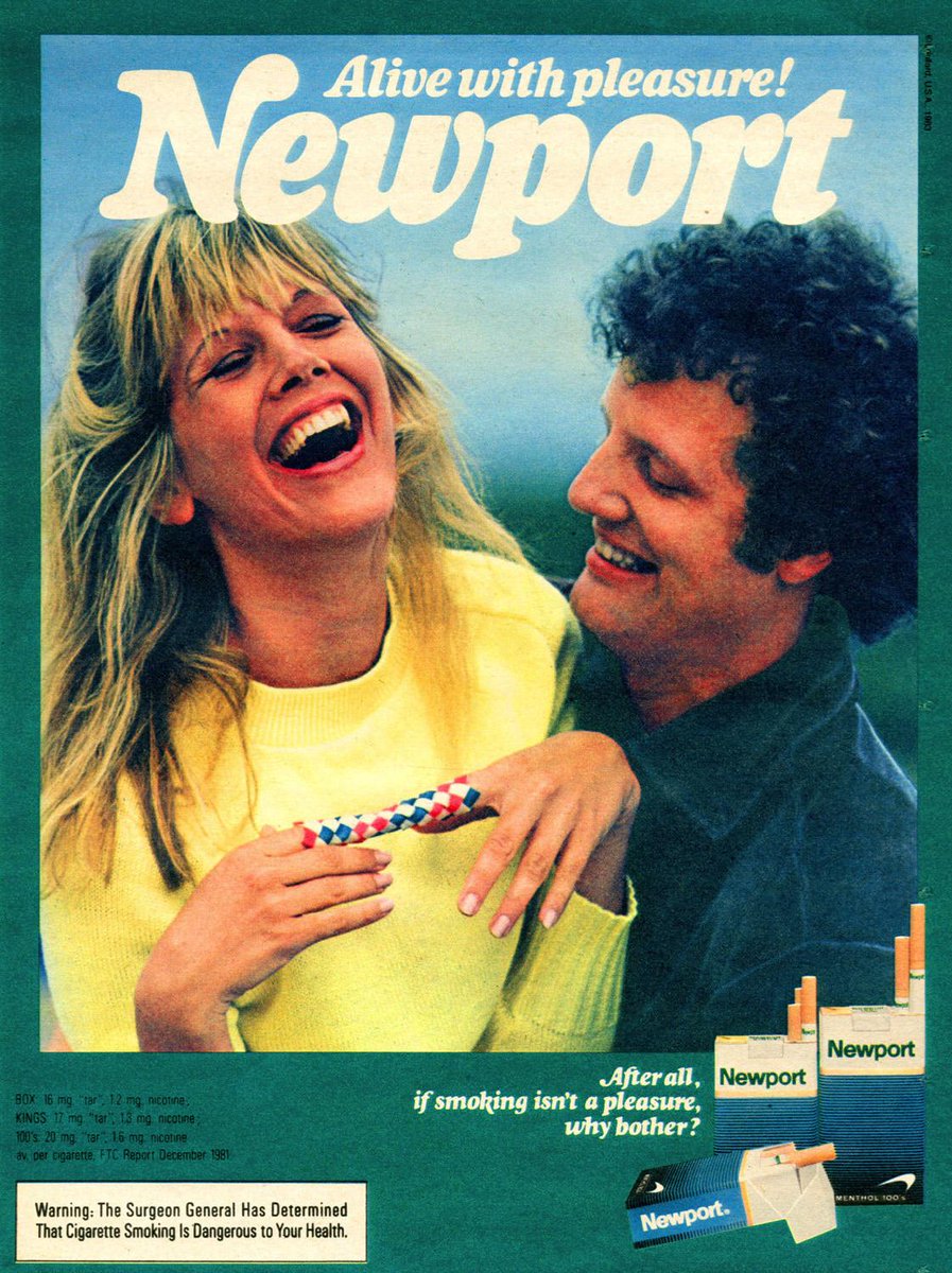 Alive with Pleasure! Insanely sexual Newport cigarette ads of the 1970s;  http://t.co/y6hJT0Iawz
