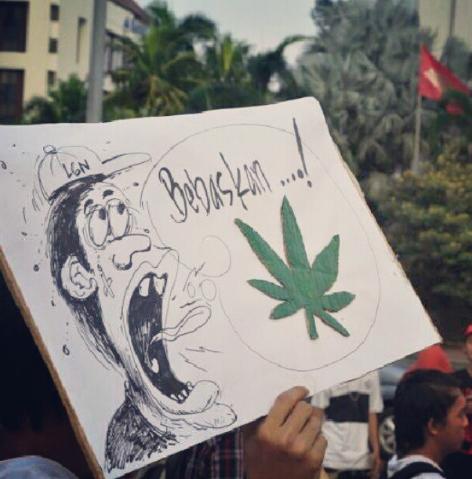Vonis rehab teman kami yang dipenjara, dan bebaskan Ganja dari golongan Narkotika.