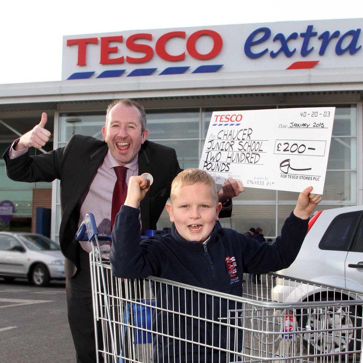 bpphotography1's tweet photo. Snaps from earlier in the week of a local Ilkeston school charity bag pack event! Thanks Tesco for the support! http://t.co/BtUTl94Pj3