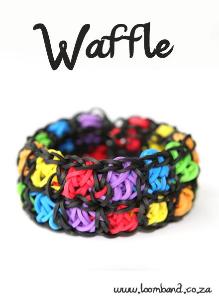 Loombandsa's tweet photo. Waffle Bracelet #loombands tutorial http://t.co/29Kwr3aO0A http://t.co/Z6khN73fSB