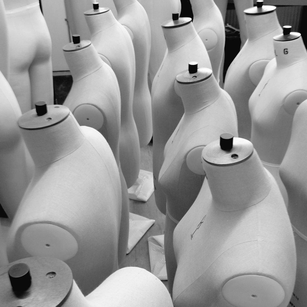 MrsBeeVintage's tweet image. My new army of helpers...#LCFperformance #vintagedressmaker #dress #stands #sewing #patterncutting #fashion